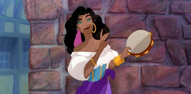 Esmeralda The Hunchback of Notre Dame, 1996, Disney Women of Colour, Disney Princesses of Colour, Disney Women of Color, Disney Princesses of Color