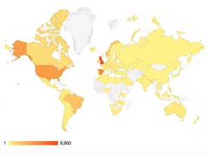 Man vs. Pink followers, Man vs. Pink readership 