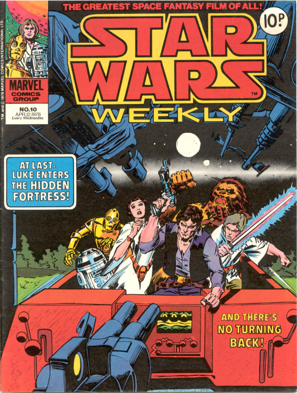 Marvel UK Star Wars Weekly Comic 1978 - issue 10