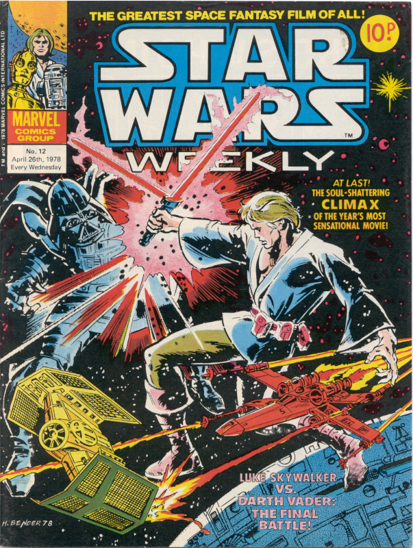 Marvel UK Star Wars Weekly Comic 1978 - issue 12