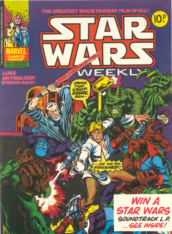 Marvel UK Star Wars Weekly Comic 1978 - issue 3
