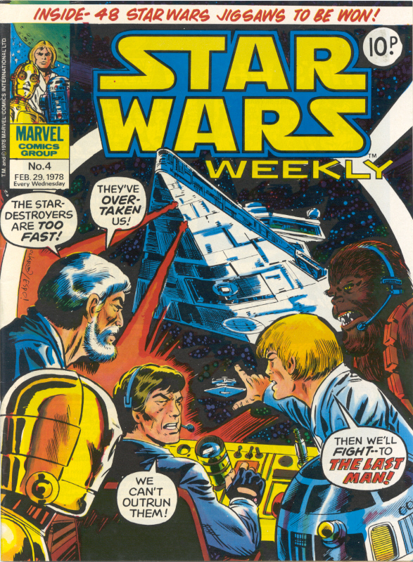 Marvel UK Star Wars Weekly Comic 1978 - issue 4