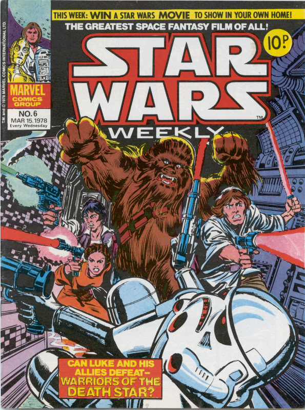 Marvel UK Star Wars Weekly Comic 1978 - issue 6