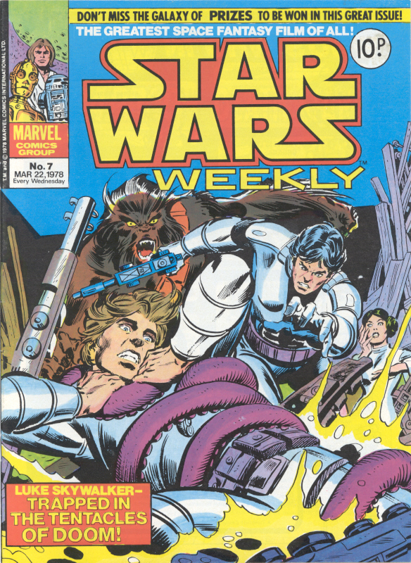 Marvel UK Star Wars Weekly Comic 1978 - issue 7