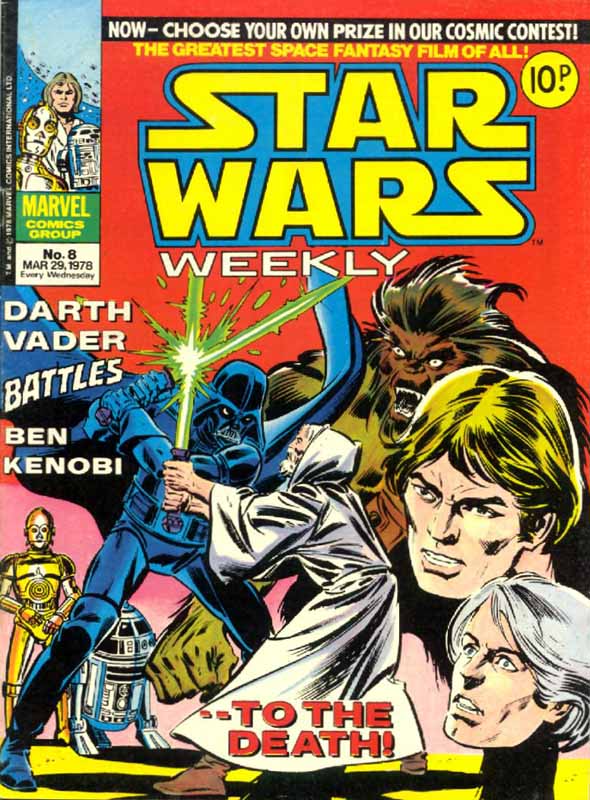 Marvel UK Star Wars Weekly Comic 1978 - issue 8