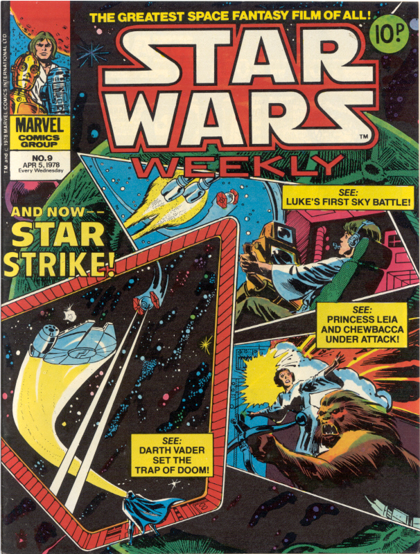 Marvel UK Star Wars Weekly Comic 1978 - issue 9