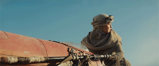 Rey's Speeder, Star Wars, The Force Awakens, Daisy Ridley